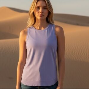 Athleta Light Purple Perforated Tank Top​